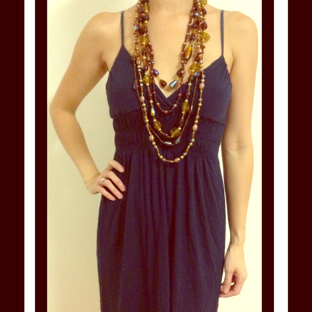 Beaded chunky necklace